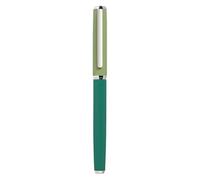 GATHINESS Green Metal-tip Fountain Pen for Students with Comfortable Grip and Metal Body, Refillable Ink Pen Suitable for Writing and Calligraphy Strokes, Elegant Simple Design School