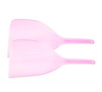 GATHINESS Hairdressing Facial baffles 2pcs, Pink PP Material, Comfortable Grip Design, for Hair Salon and Home use, face Protection Shields