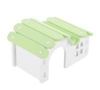 GATHINESS Hamster House Hideout Providing Private Space and Improving Sleep White Pvc Habitat Decor for Small Animals and Guinea Pigs for Gerbil Cage and Small Animal Homes