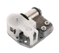 GATHINESS Hand Crank Music Box Movement with Pause Functionality and Windup Mechanism, Metal and Plastic DIY Musical Mechanism Replacement for Music Boxes