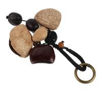 GATHINESS Hand Percussion Shaker Bracelet African Shaker Rattle Made from Natural Nut Shell and Rope, Lightweight with Artisan Craftsmanship, for Home and Classroom Sound Therapy