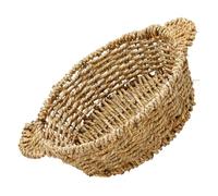 GATHINESS Handwoven Synthetic Material Pot Mat Basket for Ceramic and Earthen Pots, Easy to Hold and Use, Multipurpose Storage Organizer Basket for Kitchen and Dining