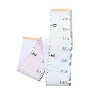 GATHINESS Hanging Growth Chart Ruler for Wall in White, Lightweight Wooden and Fabric Height Chart and Nursery Or Living Room Decor with Cartoon Style and Simple Design