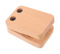 GATHINESS Hardwood Cajon Finger Castanet Lightweight Double Layer Wooden Clapper for Box Drum and Cajon Drum, Sturdy Hand Percussion Accessory for Music Teaching and Acoustic Sets
