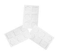 GATHINESS Heat Resistant Silicone Wax Seal Stamp Mat and Easy Cleanup 3pcs with 6-Cavity Round Frame Shape, Non-Stick Surface for Cards and Planner Decorating