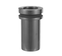 GATHINESS High Purity Graphite Crucible 0.5kg Capacity, Black Colour with Chemical Stability and Thermal Conductivity for Metal Melting and Casting for Brass and Silver Jewelry Melting