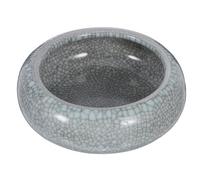 GATHINESS Ink Brush Washer Ceramic Ink Dish Small Celadon Brush Washer Cup with Crackle Glaze for Calligraphy