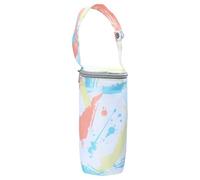 GATHINESS Insulated Cooler Bag for Milk Bottle Bag with Convenient Hand Strap White Oxford Cloth and Tin Material for Work and Outing