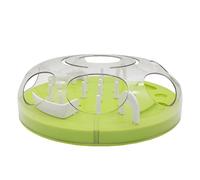 GATHINESS Interactive Eating Material Healthy to Sturdy Made of Abs Promote Puzzle Feeder Maze Shape Slow and Prevent Choking Cat during Feeding