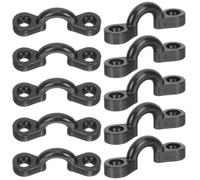 GATHINESS Kayak Tie down Pad Eyes Deck Replacement Parts with Screws 10pcs Nylon and Steel Easy to Store Kayak Hardware for Canoeing and Outdoor Tent Accessories