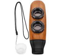 GATHINESS Lightweight Brown Abs Kazoo for Beginner Adults, Small Musical Kazoo Supporting Long-term Use, for Family Music Practice with Slide Whistle and Piano Keyboard