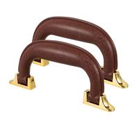 GATHINESS Lightweight Plastic Suitcase Replacement Handle with Classic Coffee Design, Wear-Resistant Luggage Case Grip for Travel Bags and Toolbox Handles, 2pcs Set