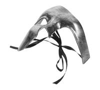 GATHINESS Lightweight Silver Half Face Mask Made of Abs with Straps, Comfortable to Wear Decorative Suitable for Halloween Party and Balls