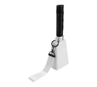 GATHINESS Loud White Cowbell for Sporting Events and Football Matches with Lightweight Handheld Metal Design, Curved Bell Structure, Wrist Strap, and Crisp Continuous Noise for Fans and Live