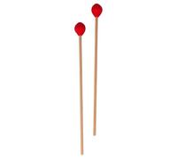 GATHINESS Marimba Sticks, for Beginners and Professionals Not Easy to Crack 2pcs Nylon Core and Beech Wood Red Sturdy Xylophone Percussion Mallets