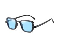 GATHINESS Men's Blue Tinted Sunglasses, PC Frame, Lightweight Sturdy Structure, Fashion-forward Small Square Design for Outdoor Wear and Party Dress up Decoration