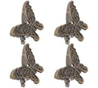 GATHINESS Metal Butterfly Clips 4Pcs Small Paper Metal Journal Clips for Document and Photo Organisation in Office and Home