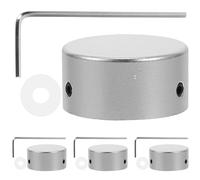 GATHINESS Metal Guitar Effect Pedal Nail Cap Silver Compact Design Not Easy to Break Or Bend Lightweight Protection for Electric Guitar Footswitch