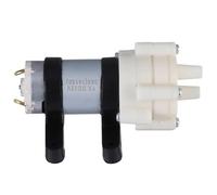 GATHINESS Mini Diaphragm Pump 6-12v Micro-Circulation Water Pump for Fish Tank Aquarium with Robust Plastic and Metal Construction, Flow Rate 1.5-2l/min, for Water Change in Aquarium