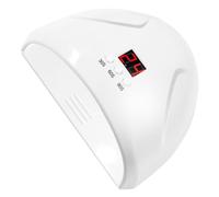 GATHINESS Nail Dryer Machine Even Heat Distribution with 12 LED Lights 36w for Gel Polish Curing 3 Timer Settings White Pp and Abs Material, Prevents Hand Suitable for Hand and Foot Use