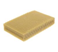 GATHINESS Natural Beeswax Honeycomb Foundation Sheets for Beekeeping Equipment and Honey Storage 10pcs Multifunctional Yellow Wax for Deep Hive Frames for Beekeeping and Furniture Care