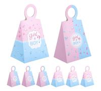 GATHINESS Paper Candy Boxes Sturdy Material Party Favor Containers 24pcs Assorted Colour for Storing Chocolate and Time Use for Gender Reveal and Everyday Life