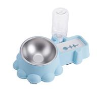 GATHINESS Pet Bowl Water Feeder Automatic Stainless Steel Multi-function Cat Feeder for Kittens and Dogs Decorative Feeding Bowl for Home Use