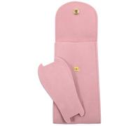 GATHINESS Pink Snap Button Watch Pouch for Travel and Daily Commute | Lint Protective Carry Bag, Suitable for Chains and Wristwatch Straps, Office Workers and Collectors
