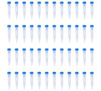 GATHINESS Plastic Centrifuge Tubes and Practical Scale 10ml with Seal Caps 100pcs Good Sealing Conical Shape for Molecular Biology and Biochemistry Laboratory Use
