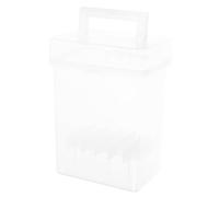 GATHINESS Plastic Marker Pen Carrying Case Organizer Box with Handle, Large Capacity Storage for Drawing Tools and Markers, Portable and Versatile Pen Holder for Artists and Hobbyists