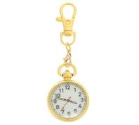 GATHINESS Pocket Watch Stainless Steel Key Buckle Nurse with Night Glowing Design and Large Dial for Nurse's W nd Elderly Users