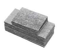 GATHINESS Pool Table Pocket Liners Easy Installation with Adhesive Strips 12pcs Black Pet Material Billiard Table Corner Caps Wear Resistant for Pool
