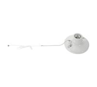 GATHINESS Porcelain Pull Chain Light Fixture Ceramic Lamp Socket, 4.3in White, E27 Ceiling Receptacle, Single Light Socket for Bedroom Home Lighting