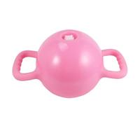GATHINESS Portable Pink Yoga Kettlebells with Double Handles and Flat Base Pattern, Pvc Material for Home and Office Use, Floor Protection Fitness Equipment for Women and Dieters