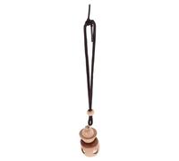 GATHINESS Portable Wooden Car Diffuser Bottle Air Freshener with Creative Design, Refillable Essential Oil Hanging Ornament for Rearview Mirror Decoration and Car Interior
