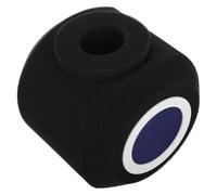 GATHINESS Professional Microphone Isolation Shield for Wind and Noise Reduction with Filter High Density Black Sponge Material Acoustic Mic Cover for Live Streaming and Singing