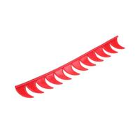 GATHINESS Red Mohawk Helmet Patch Sticker for Motorcycle Helmets, Creative Retro Tpr Material Decoration Strip, for Cruiser and Dirt Bike Accessories at Motorcycle Party