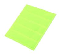 GATHINESS Reflective Tape Strip for Bikes and Backpacks, 1 Sheet Pvc Material, Resistant to Fading and Easy Application, for Everyday Use with Stylish Appearance and Light Green Colour