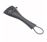 GATHINESS Replacement Part with 4 Fine Tuners and Tailgut Wire Violin Tailpiece Easy to Tune Made of Sturdy Aluminum Alloy Ready to Use for 3/4 and 4/4 Violins