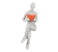 GATHINESS Resin Reading Women Figurine Smooth Surface and Abstract Design, Versatile Decoration for Bookshelves and Engagement, Artistic and Elegant Home Décor Sculpture