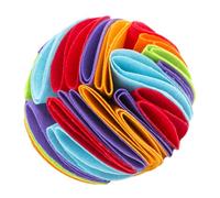 GATHINESS Reusable Washable Felt Dog Chew Sniff Ball Interactive Pet Leak Food round Shape for Engaging Play and Dental Health