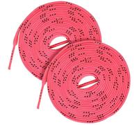 GATHINESS Shoelaces Skating Shoe Accessories 1 Pair for Roller Skates Polyester Waxed Pink Easy to Lace and Stay Tied Flat for Hockey Skates