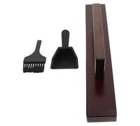 GATHINESS Shuffleboard Table Cleaning Kit with Gentle Non-scratch Bristles and Dustpan, Lightweight Solid Wood and Sturdy Plastic Construction for Portable Maintenance and Household Game