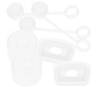 GATHINESS Silicone Spill Proof Bottle Caps, Easy to Install and Convenient to Replace, White Silicone Stopper for Water Bottles, Reusable Leak Stopper Accessory for Sports and Outdoor Use