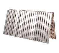 GATHINESS Silver Stainless Steel Mirror Tile for Wall with Easy Installation and Wear-Resistant Surface, Rectangular Mirror Mosaic Tiles Suitable for Home and Office Background Decoration