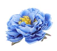 GATHINESS Simulated Material Flower Clip for Blue Peony Hair Bridal Elegant and Cloth and Metal Large Flower Hair Accessory Headwear Photography for Wedding