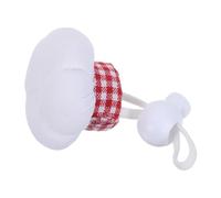 GATHINESS Small with Adjustable Strap for Ferrets and Bunnies Pet Chef Hat Lightweight White Cloth Mini Costume Hat Machine Washable, for Christmas and Halloween Party Accessories
