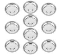 GATHINESS Smoke Pellet Holder Tray Visual Effects Prop Plate Stainless Steel 10pcs High Temperature Sturdy and Stackable for Filmmaking and Outdoor Shoots for Photography and Video