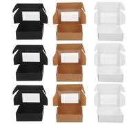 GATHINESS Soap Wrapping Boxes with Window Simple Elegant Design for Handmade Soap 30pcs Suitable for Party Favour and Small Items