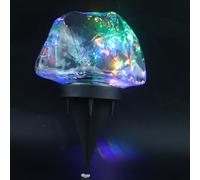 GATHINESS Solar Lawn Light High-Brightness Energy Conservation Plastic LED Pathway Light Elegant Villa-Style Design Unique Decorative Element for Garden Yard